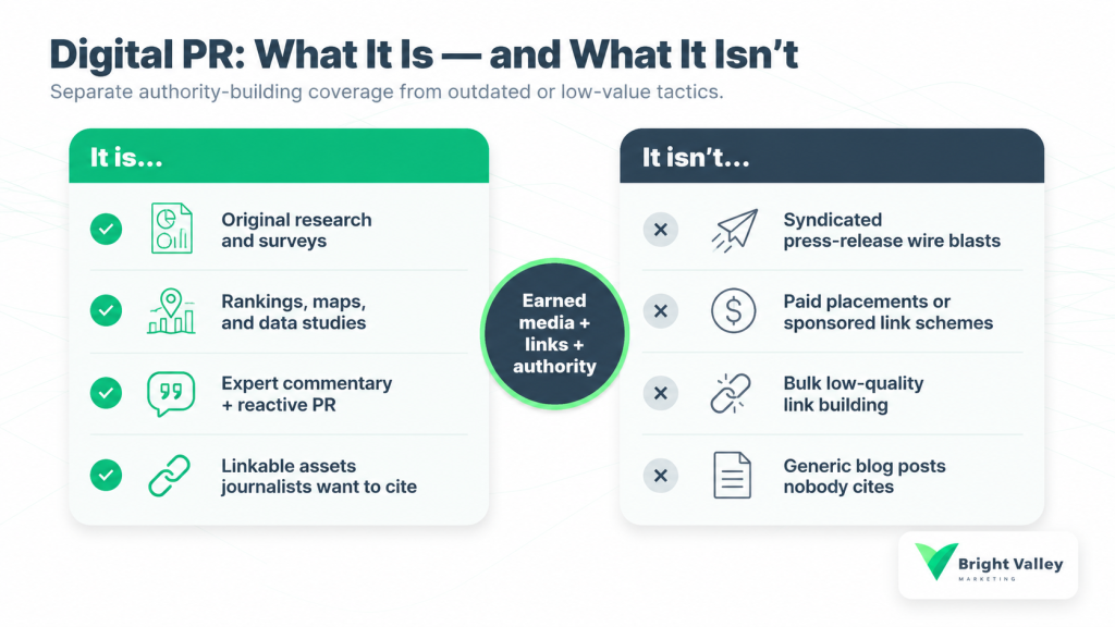 digital pr what it is and isnt